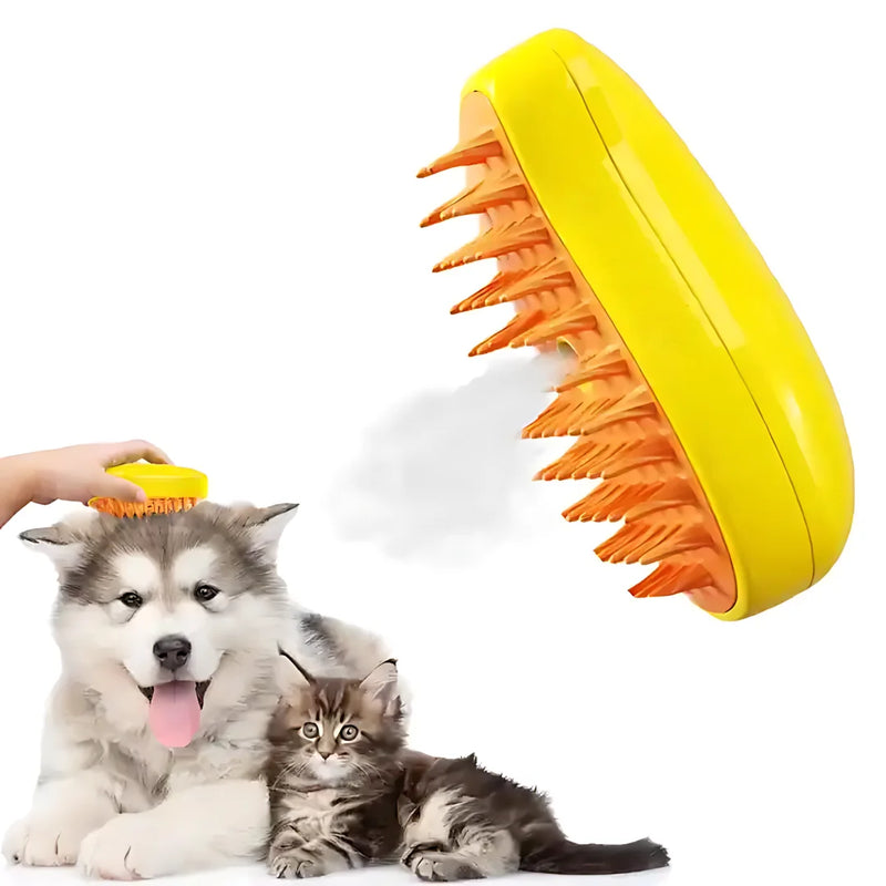 O segredo para um pelo sedoso e livre de nós: Escova Elétrica 3 em 1 para Pets